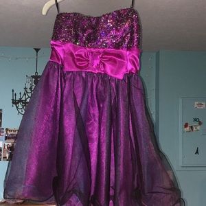 Rainbow sequin cupcake formal dress